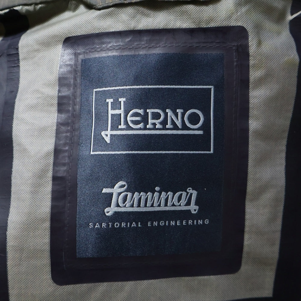 HERNO(ヘルノ) LAMINAR JKT ナイロンフーデッドジャケット レインジャケット カーキ GI068UL-12379