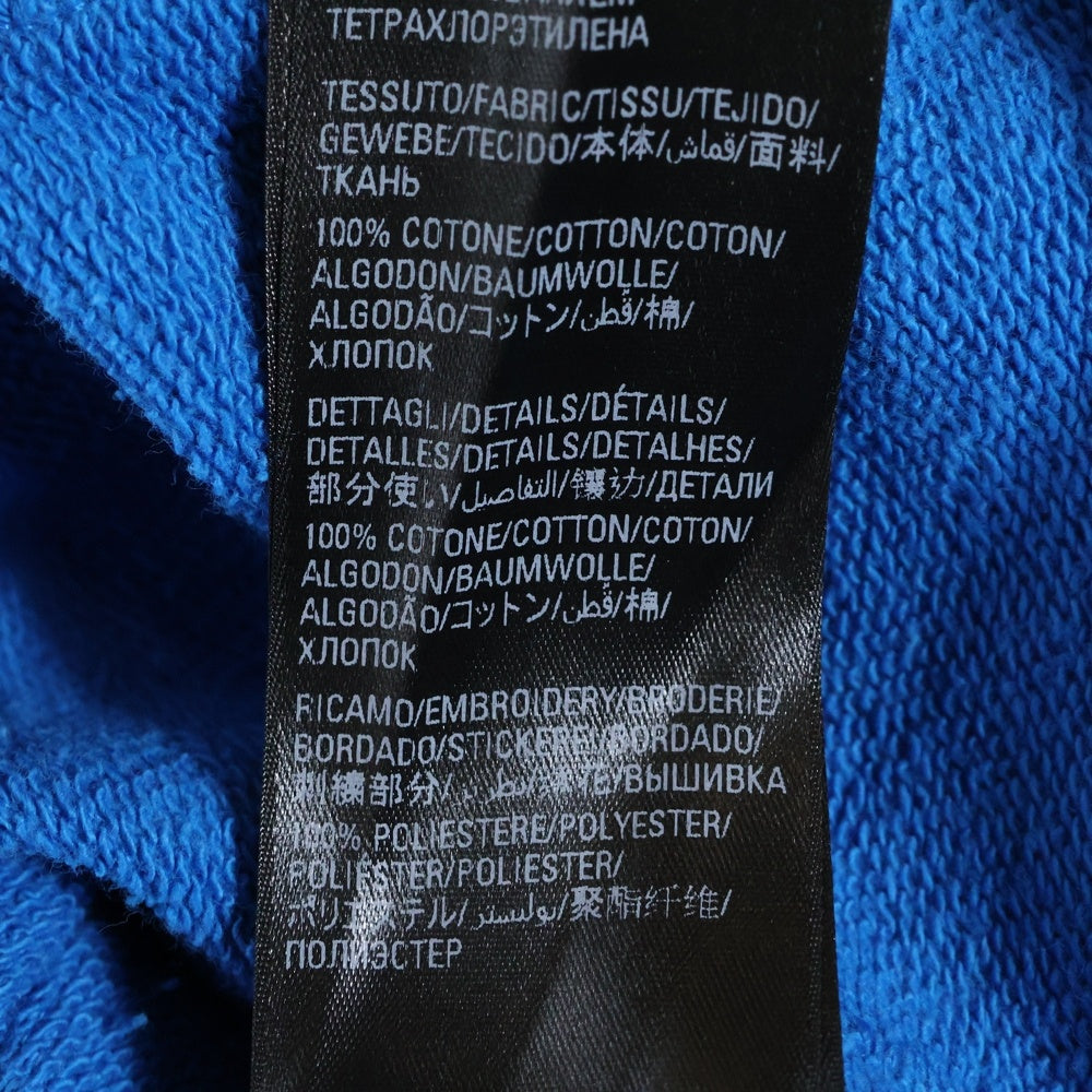 BALENCIAGA(バレンシアガ) 22AW×adidas Hoodie Large Fit アディダス ロゴラージフィットプルオーバーパーカー ブルー 729322 TNVN2