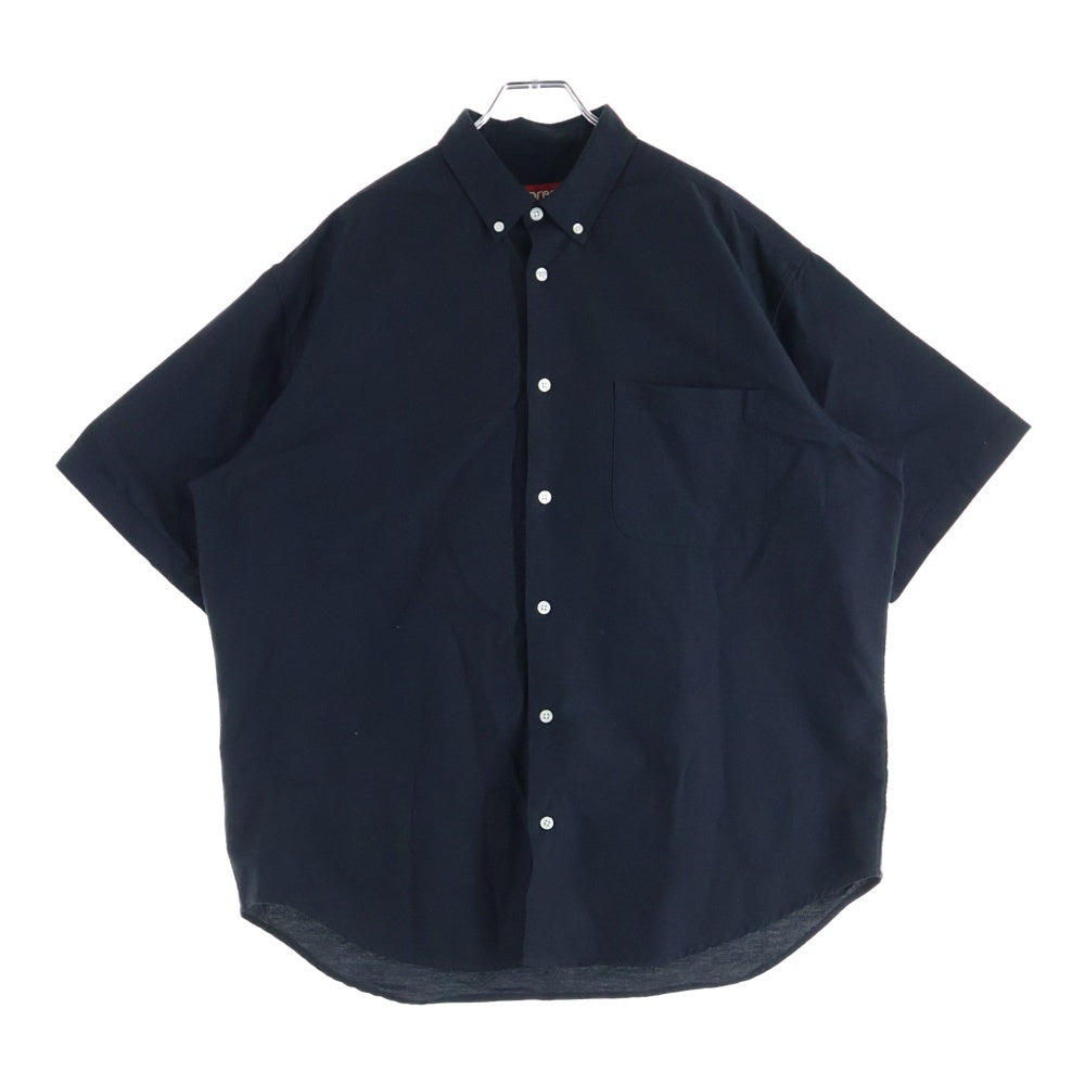 SUPREME(シュプリーム) 23SS Loose Fit S/S Oxford Shirt ルーズフィットショートスリーブ半袖シャツ ブラック