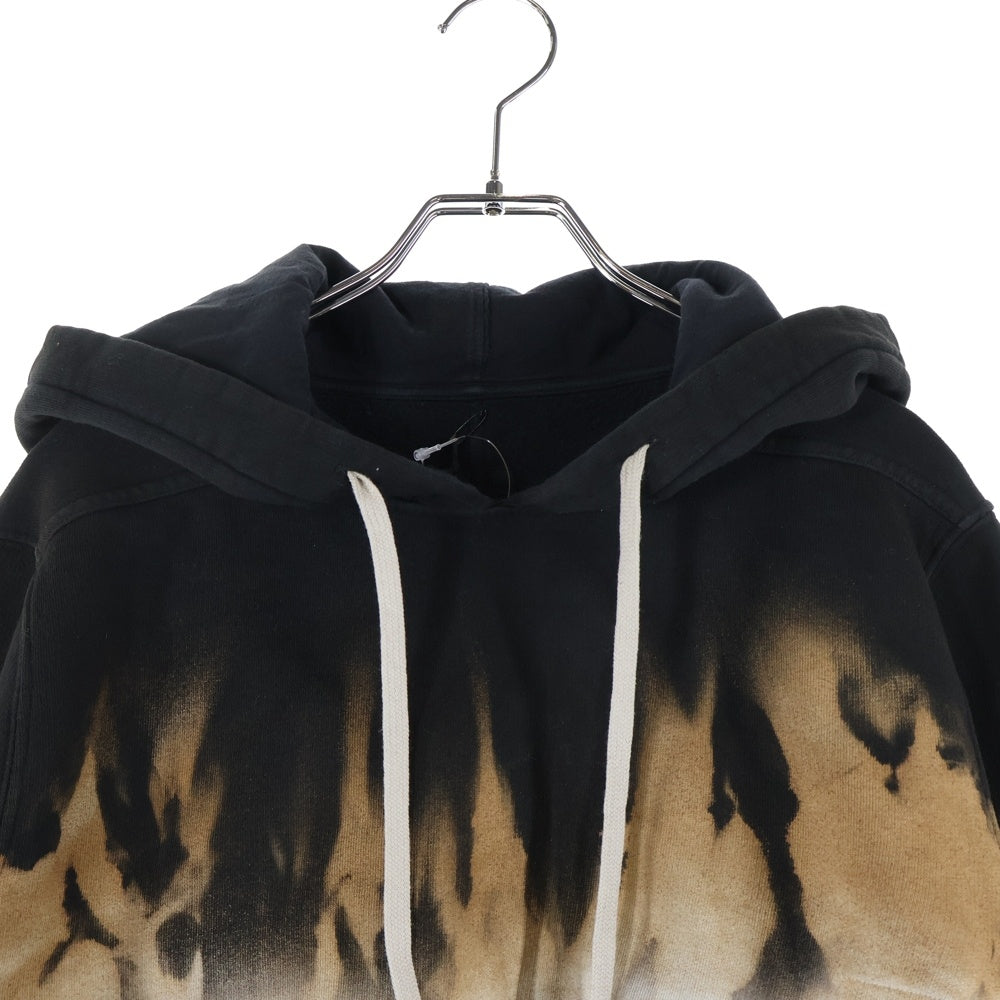 DRKSHDW(ダークシャドウ) 24AW Sun Cropped Hoodie クロップド プルオーバースウェットパーカー フーディー ブラック DS02D2222-FSUN