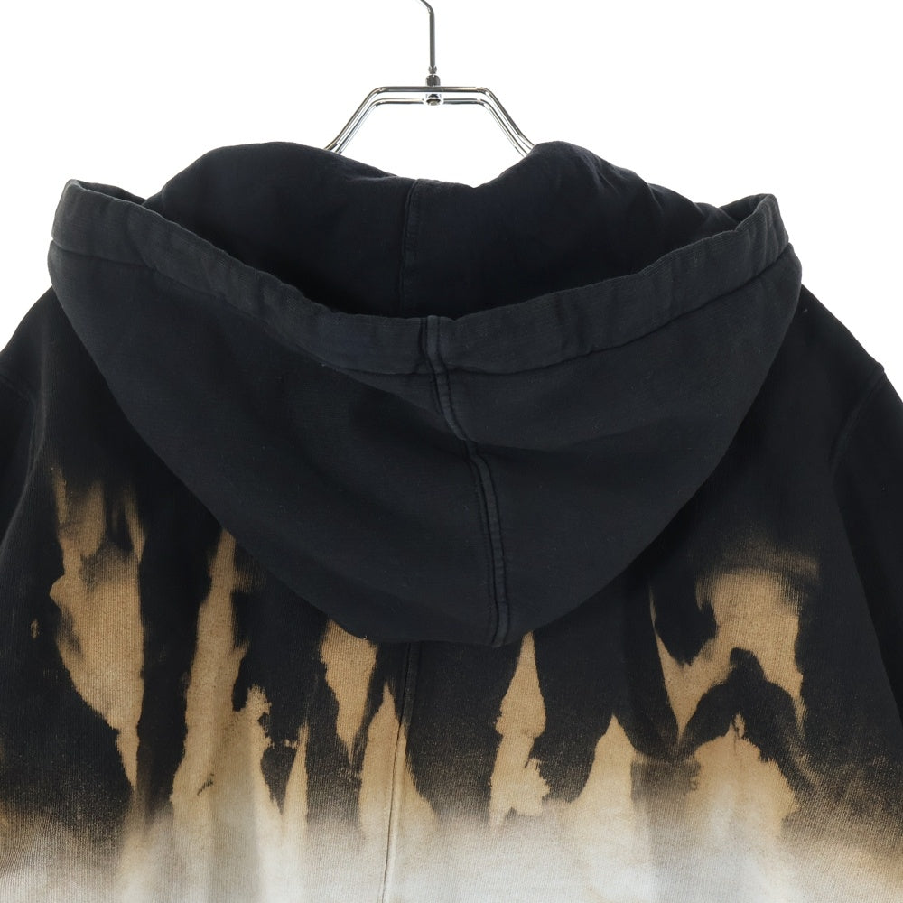 DRKSHDW(ダークシャドウ) 24AW Sun Cropped Hoodie クロップド プルオーバースウェットパーカー フーディー ブラック DS02D2222-FSUN