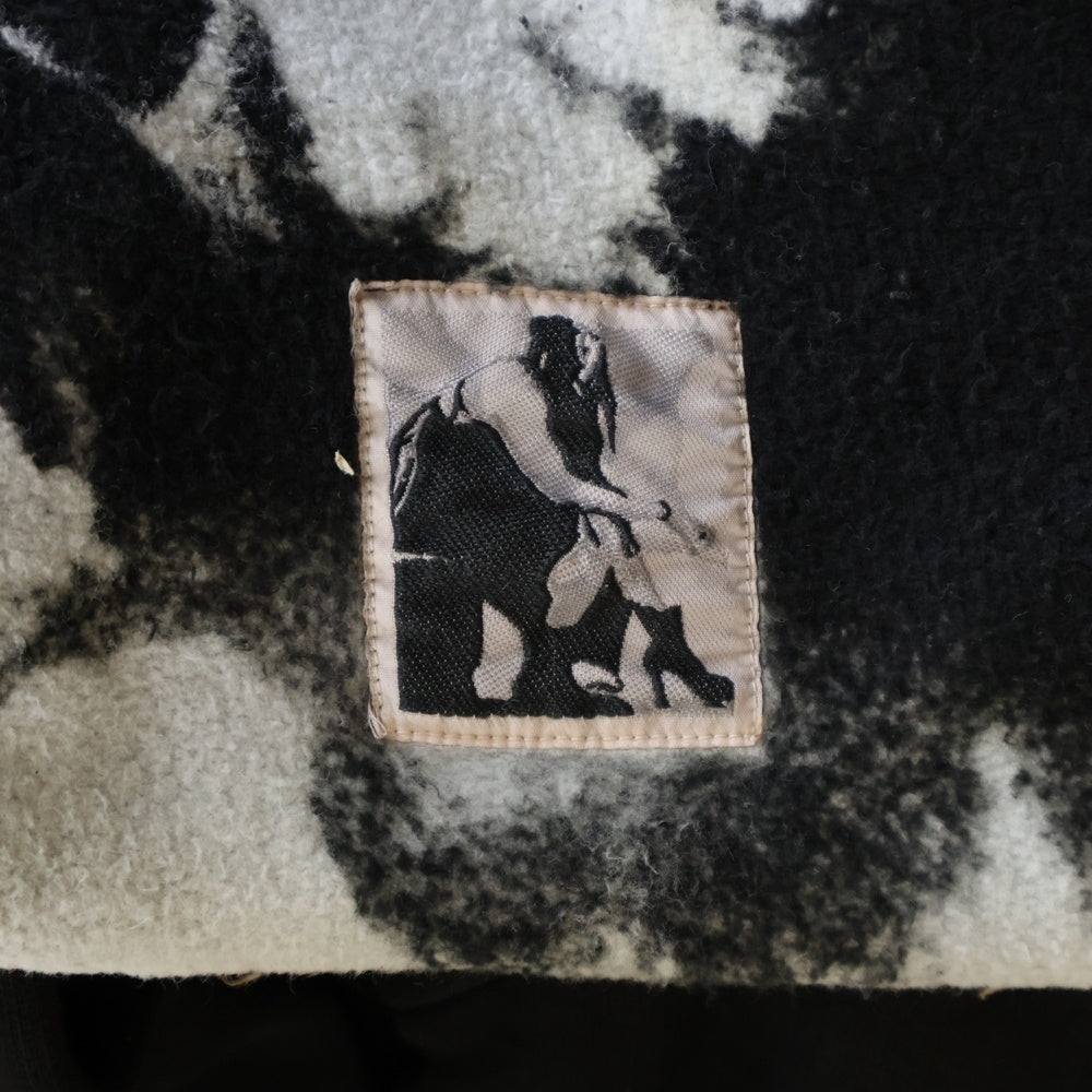 DRKSHDW(ダークシャドウ) 24AW Sun Cropped Hoodie クロップド プルオーバースウェットパーカー フーディー ブラック DS02D2222-FSUN