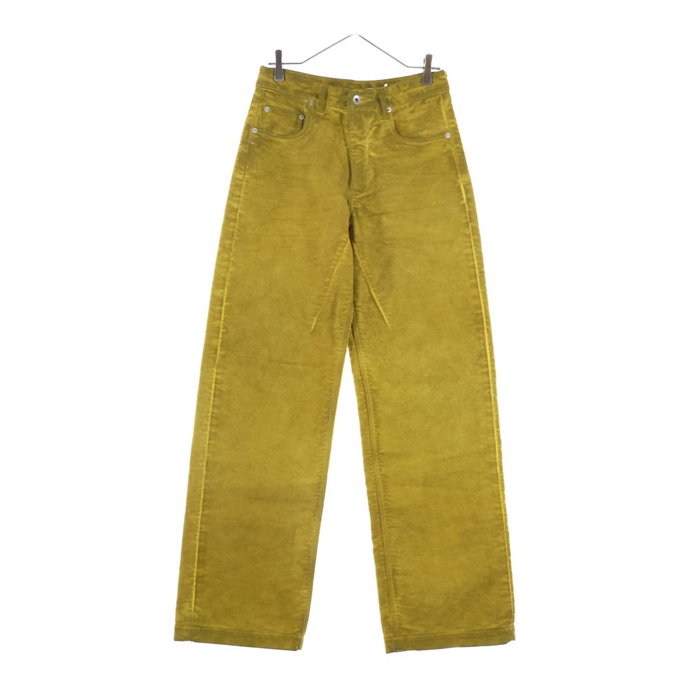 DRKSHDW(ダークシャドウ) Geth Jeans ゲスジーンズ スウェードパンツ イエロー DS02D2305 MO