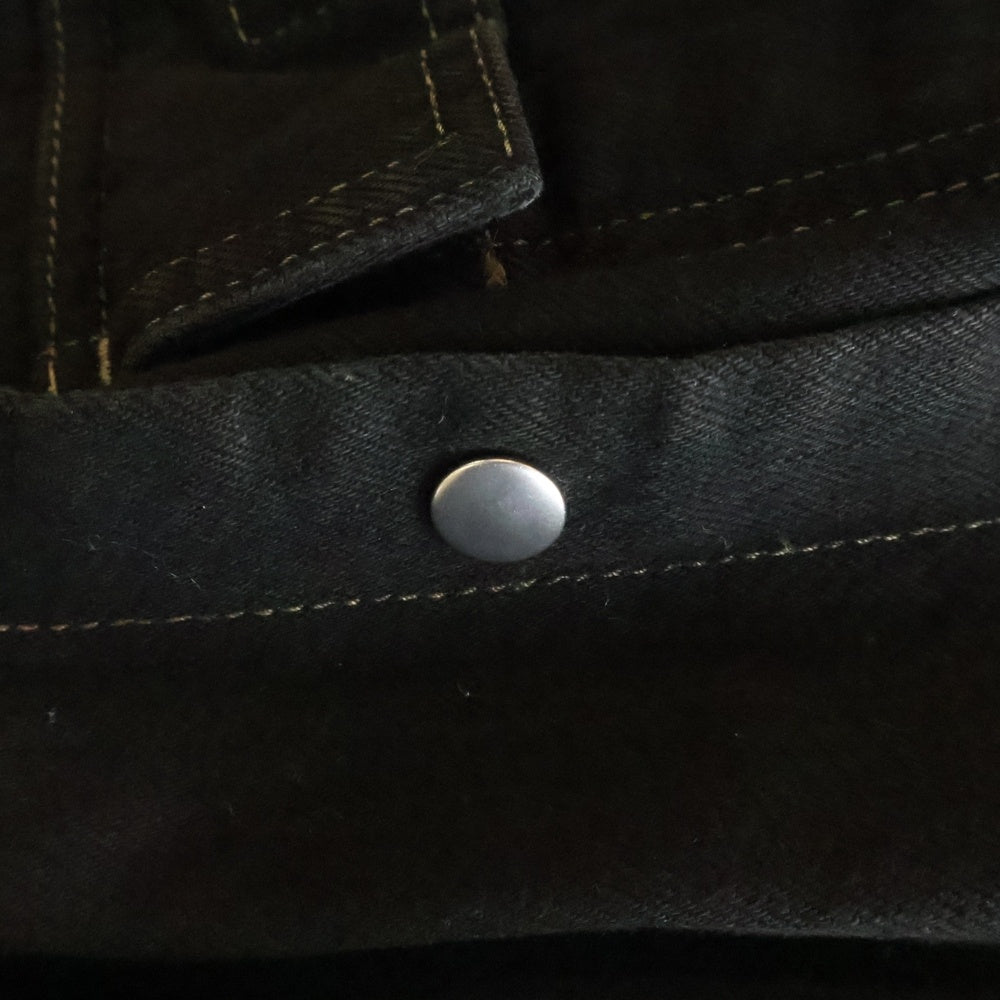 DRKSHDW(ダークシャドウ) 24AW Sun Pusher Pants デニムプッシャーパンツ ブラック DS02D2222-FSUN