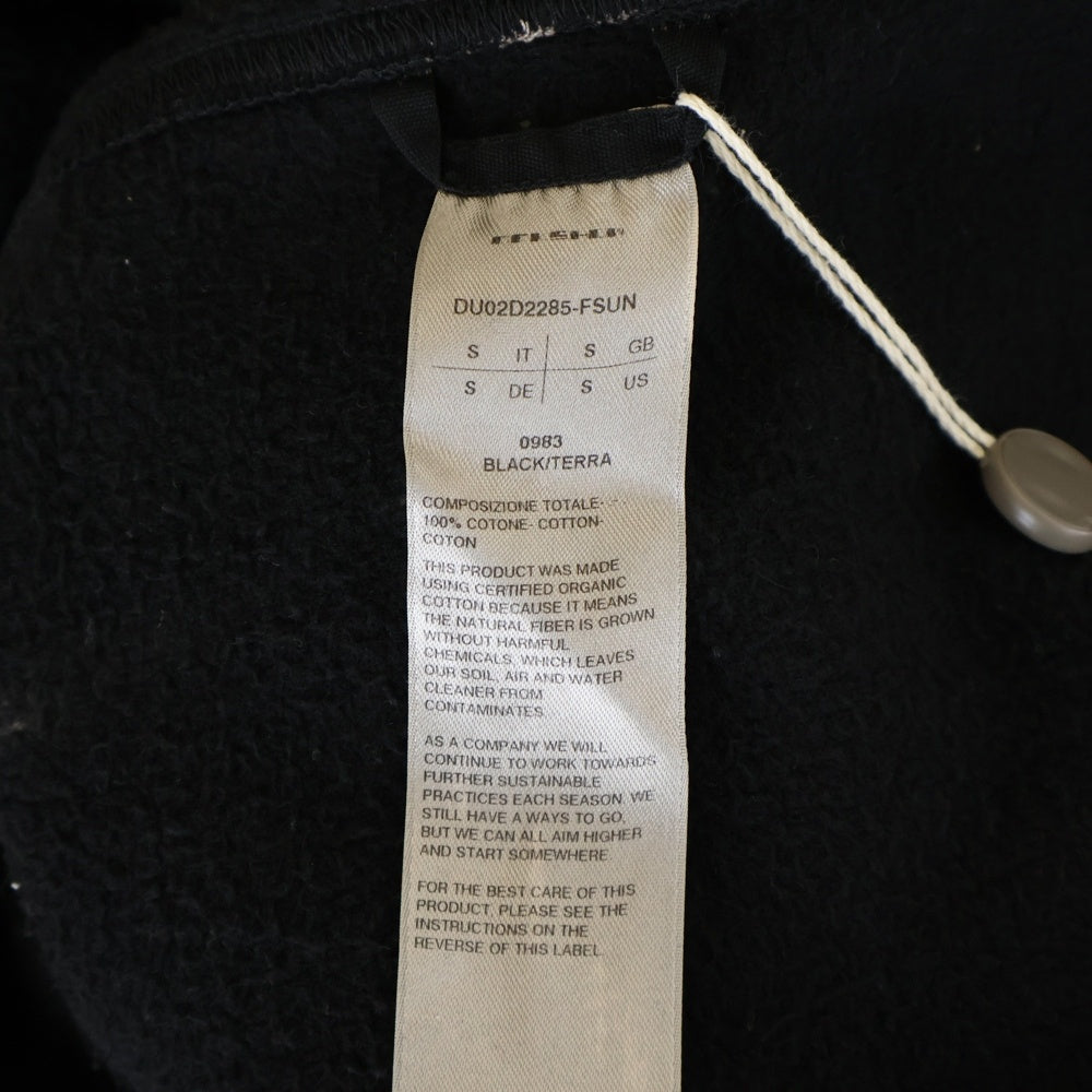 DRKSHDW(ダークシャドウ) 24AW Sun Popover Hoodie プルオーバー ロングスウェットパーカー フーディー ブラック DU02D2285-FSUN