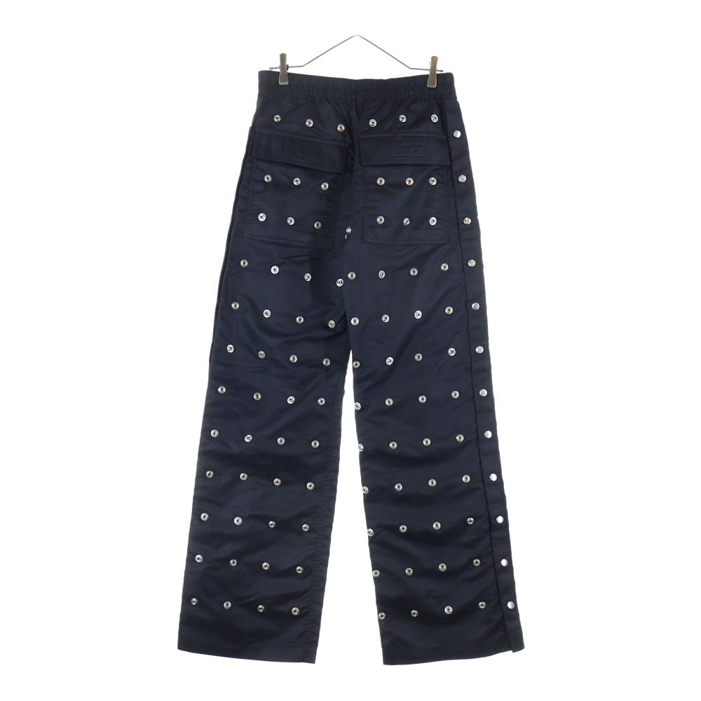 DRKSHDW(ダークシャドウ) Pusher Pants スタッズ装飾 ナイロンプッシャーパンツ ブラック DS02D2222-FSUN