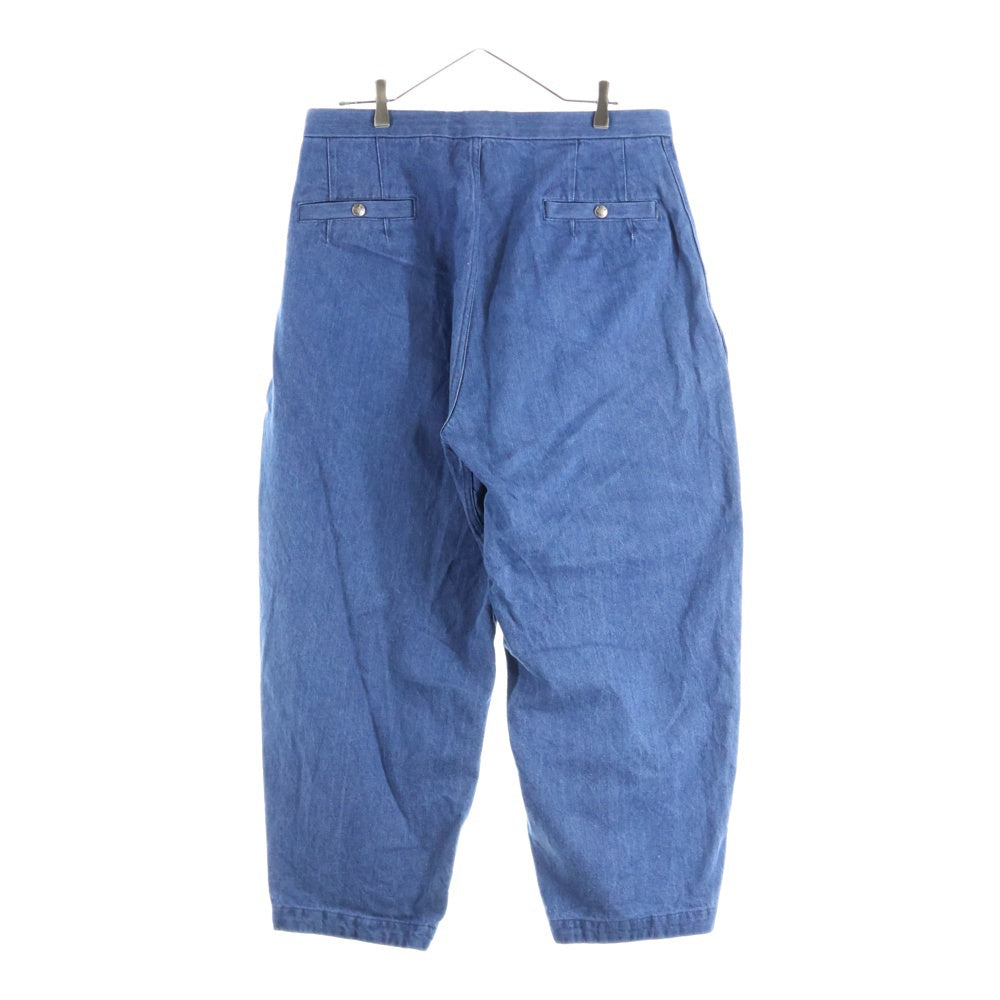THE NORTH FACE PURPLE LABEL(ノースフェイスパープルレーベル) Denim Field Wide Cropped Pants デニムワイドパンツ フィールドパンツ インディゴ NT5104N