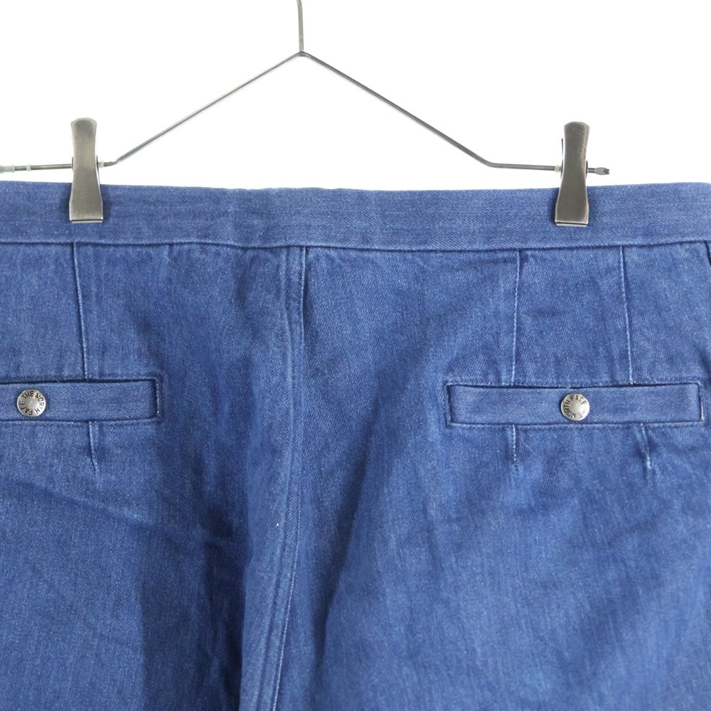 THE NORTH FACE PURPLE LABEL(ノースフェイスパープルレーベル) Denim Field Wide Cropped Pants デニムワイドパンツ フィールドパンツ インディゴ NT5104N