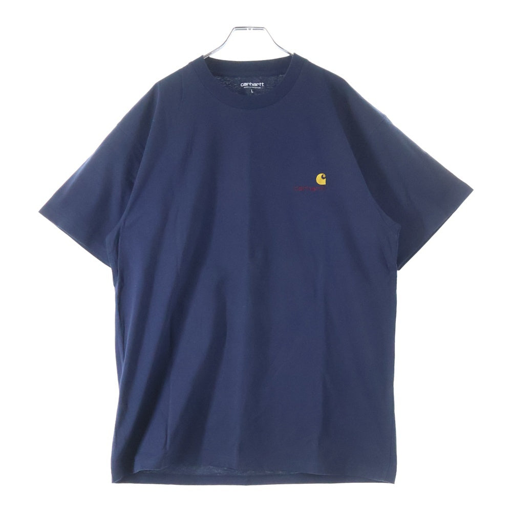 CARHARTT WIP ネイビー カーハート　刺繍 Carhartt WIP(カーハート ダブリューアイピー) S/S AMERICAN SCRIPT T