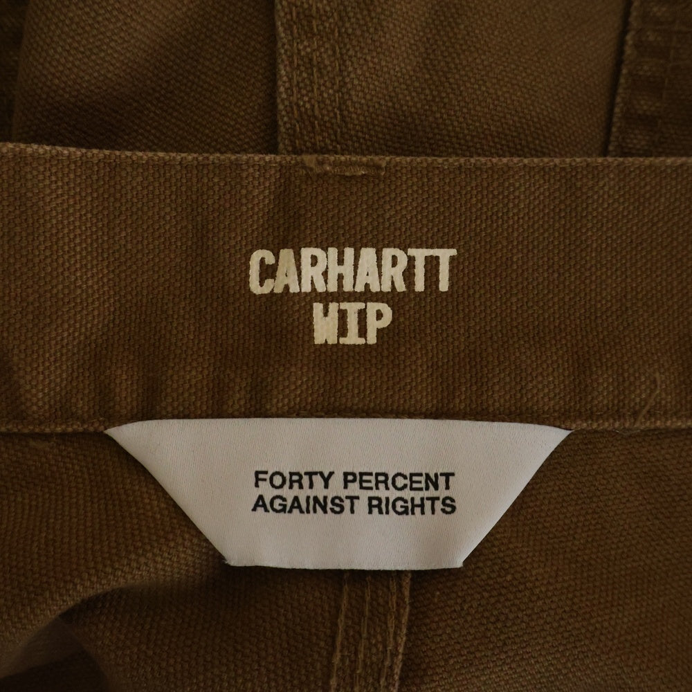 Carhartt WIP(カーハート ダブリューアイピー) ×FPAR SINGLE KNEE PANT フォーティーパーセント アゲインストライツ シングルニー パンツ ブラウン A192062