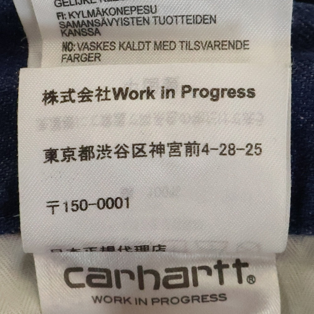Carhartt WIP(カーハート ダブリューアイピー) ×FPAR SINGLE KNEE PANT フォーティーパーセント アゲインストライツ シングルニー パンツ インディゴ A192061