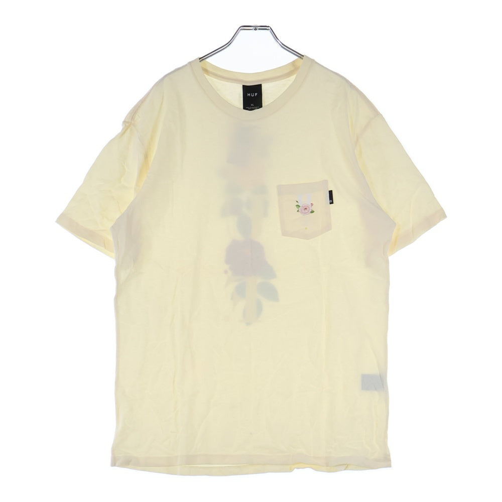 HUF(ハフ) 20SS CENTRAL PARK POCKET T-SHIRT 半袖Tシャツ アイボリー