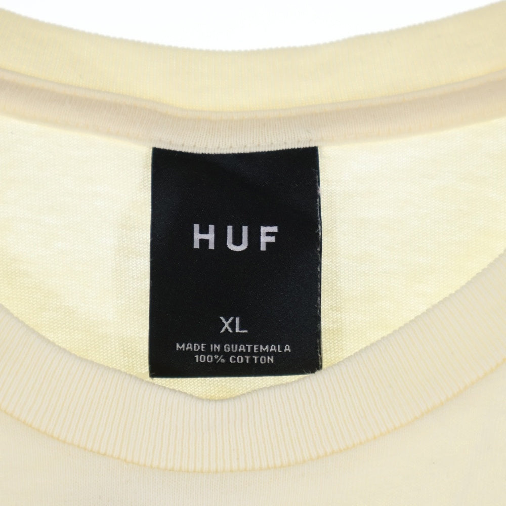 HUF(ハフ) 20SS CENTRAL PARK POCKET T-SHIRT 半袖Tシャツ アイボリー