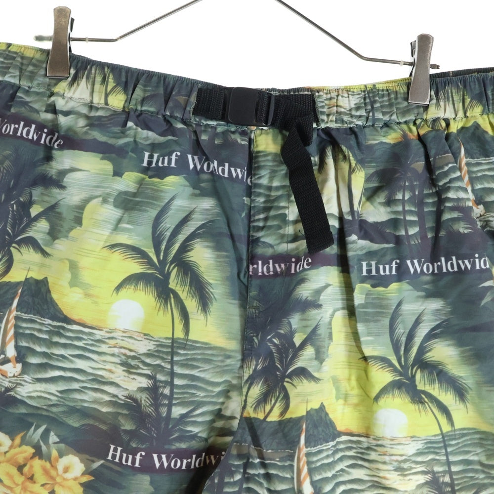 HUF(ハフ) VENICE EASY SHORT トロピカル ナイロンイージーショーツ ハーフパンツ マルチ