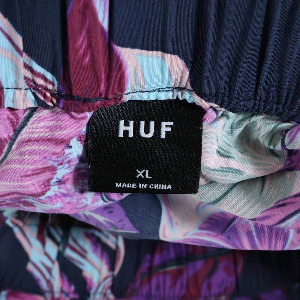 HUF(ハフ) VENICE EASY SHORT トロピカル ナイロンイージーショーツ ハーフパンツ ピンク