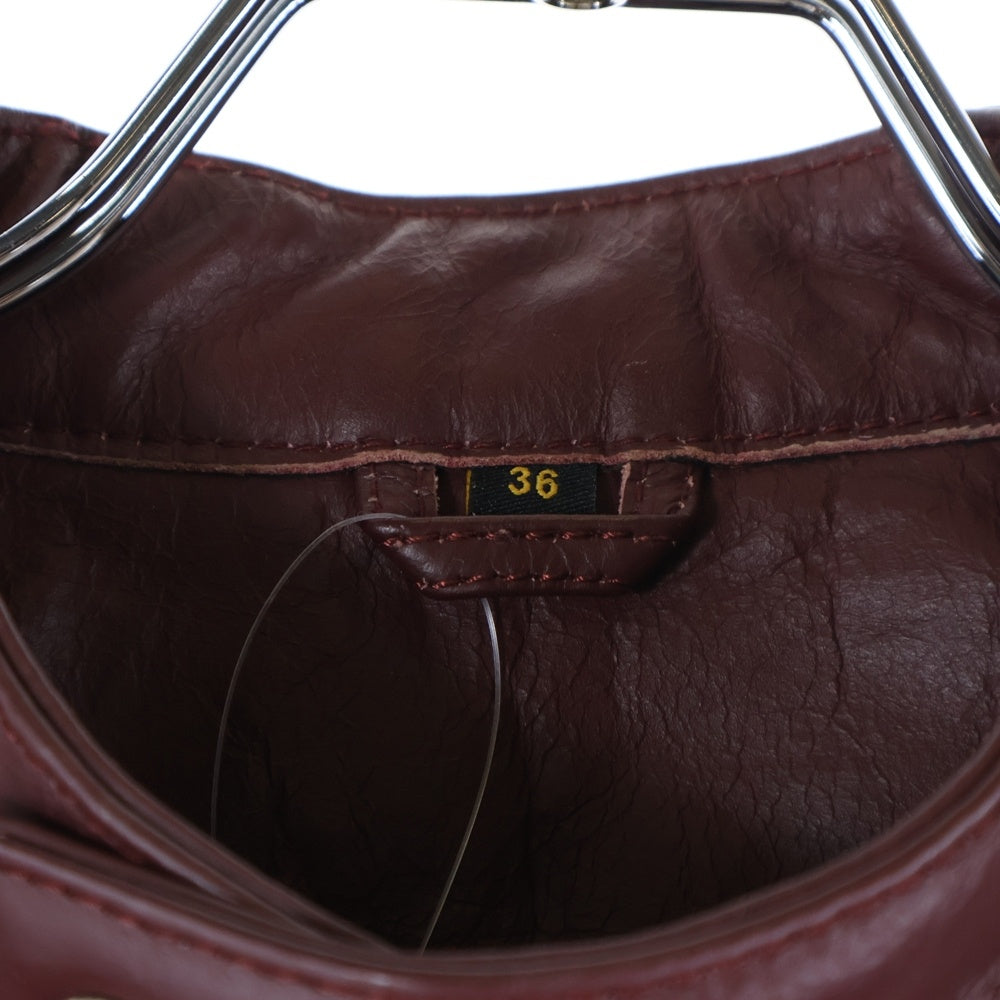 NO BRAND(ノーブランド) RHENIUM レニウム レザージップアップジャケット レッド
