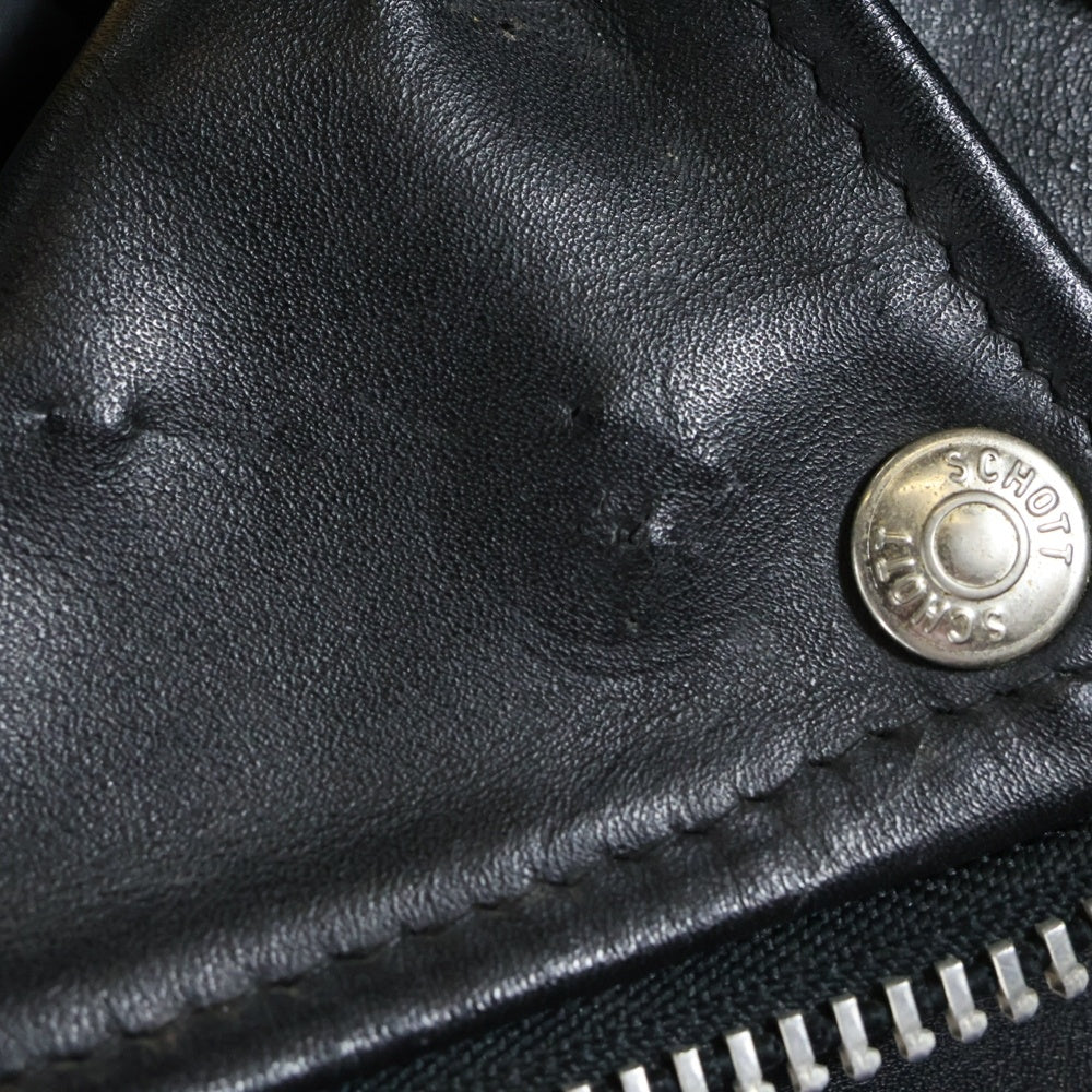 SCHOTT(ショット) 80s Double Riders Jacket ダブルライダースジャケット レザージャケット ブラック