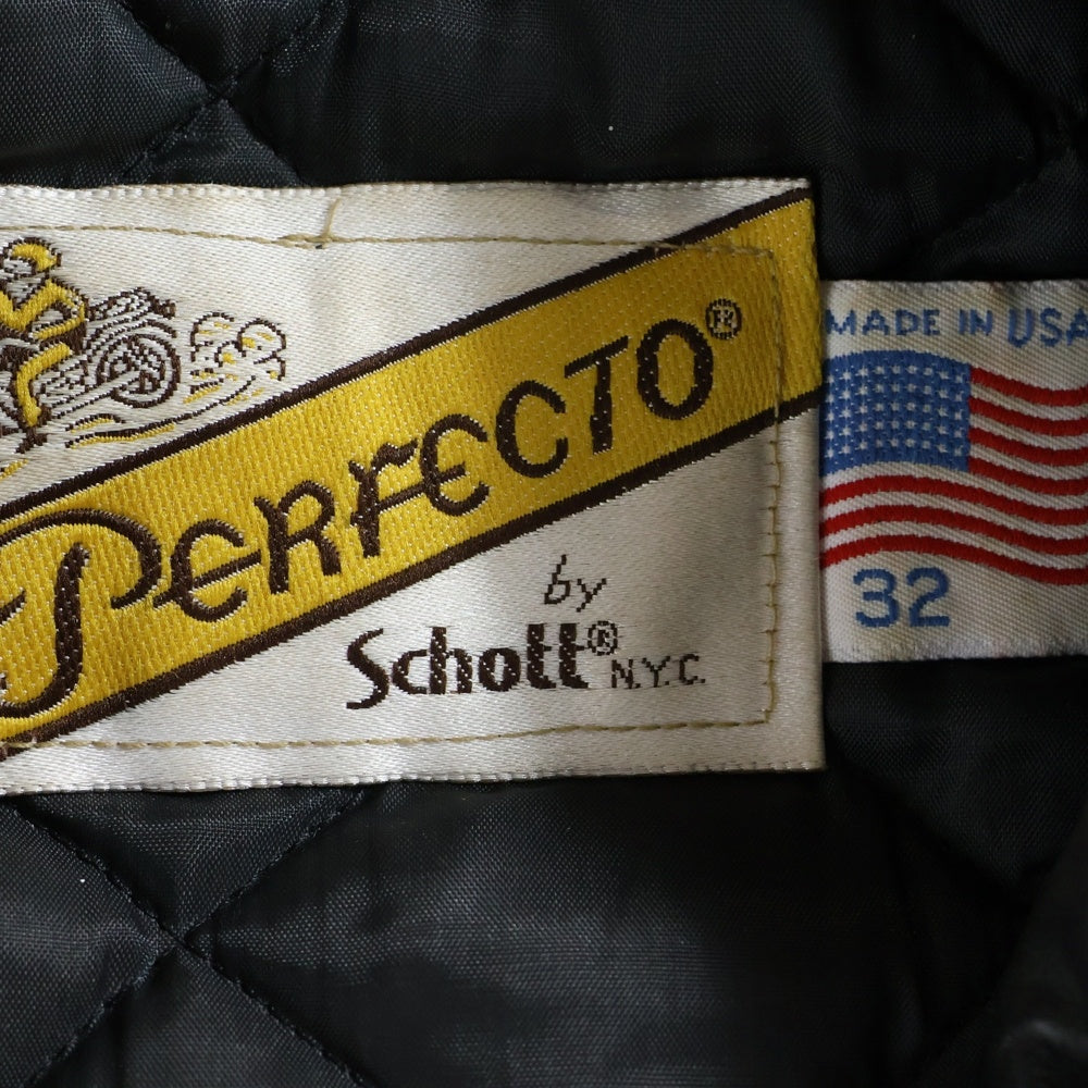 SCHOTT(ショット) 80s Double Riders Jacket ダブルライダースジャケット レザージャケット ブラック