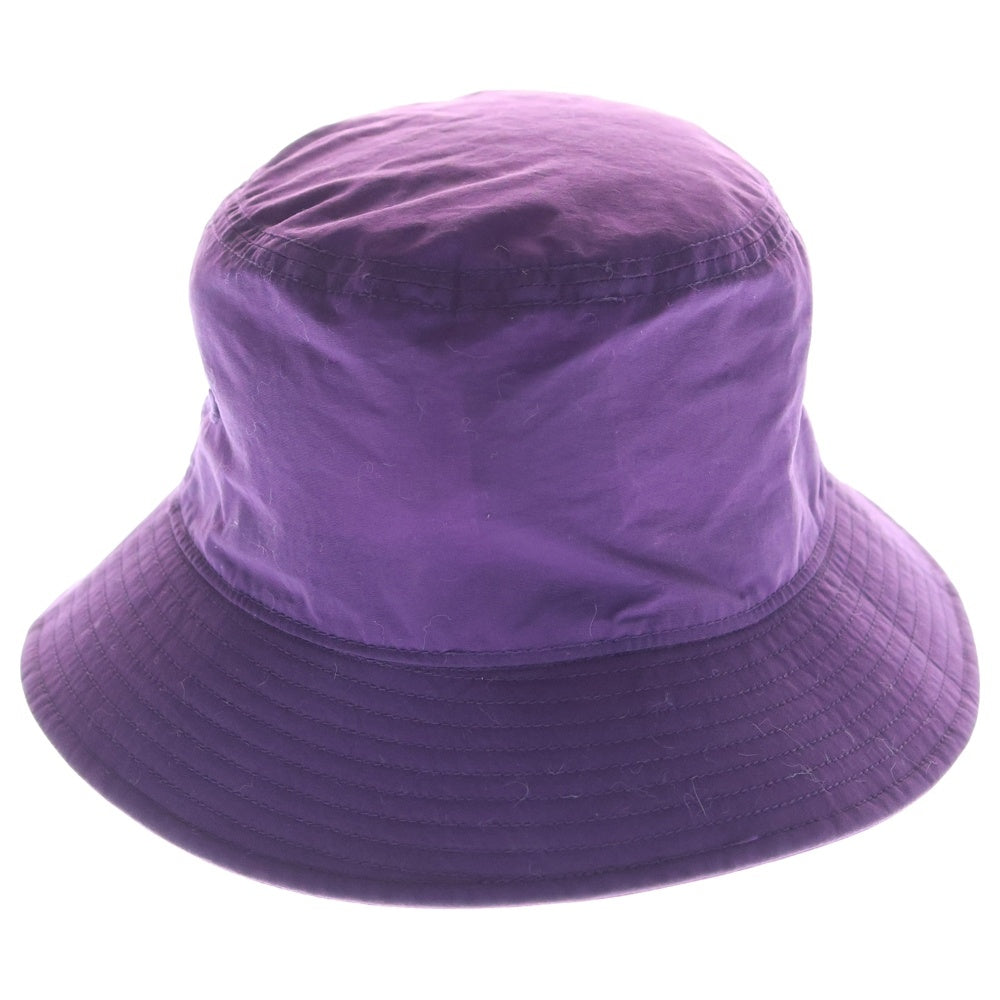 SAINT MICHAEL(セントマイケル) 23SS BUCKET HAT ロゴ刺繍 ナイロンバケットハット 帽子 パープル SM-S23-0000-075