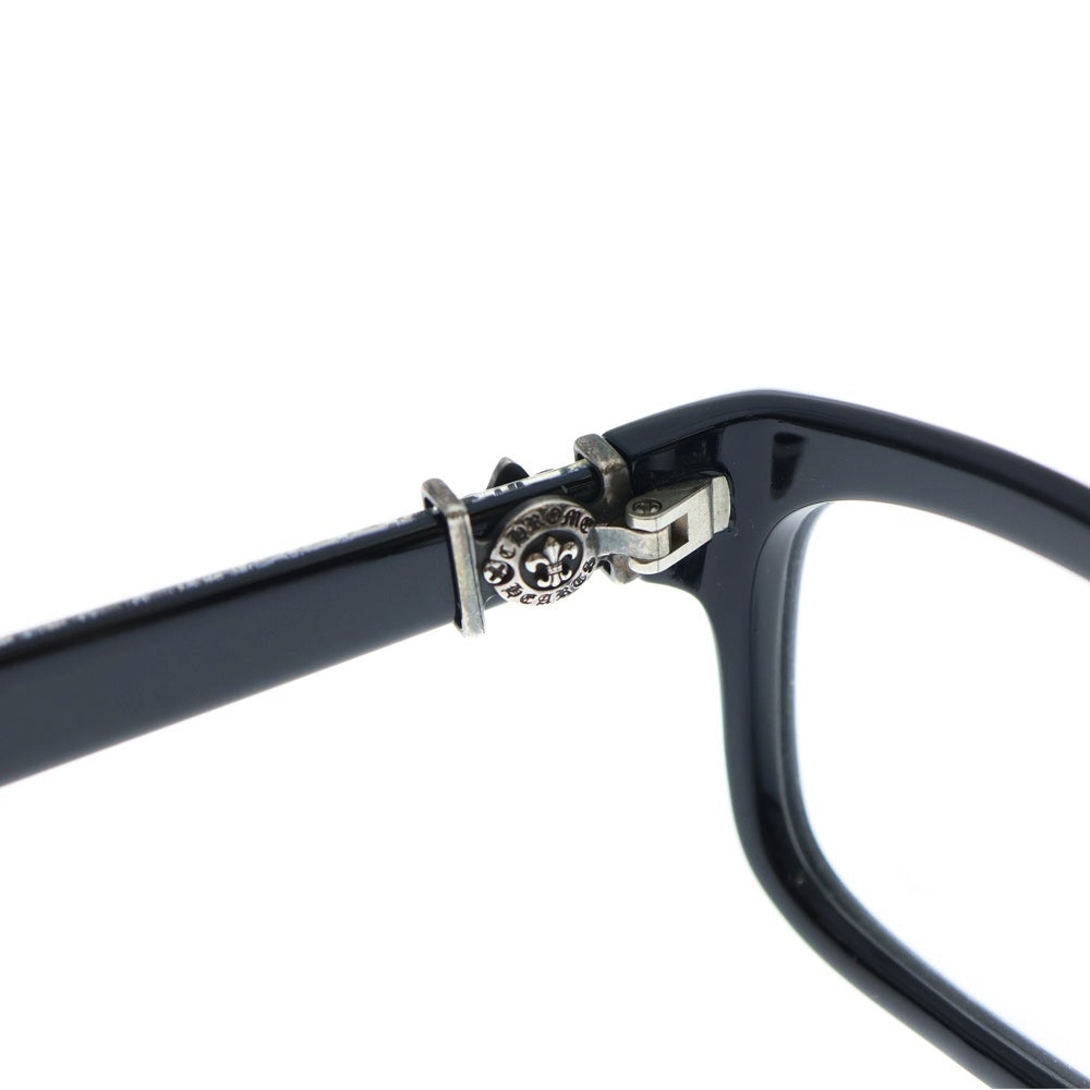 CHROME HEARTS(クロムハーツ) MYDIXADRYLL BSフレアテンプル ウェリントンアイウェア 眼鏡 ブラック
