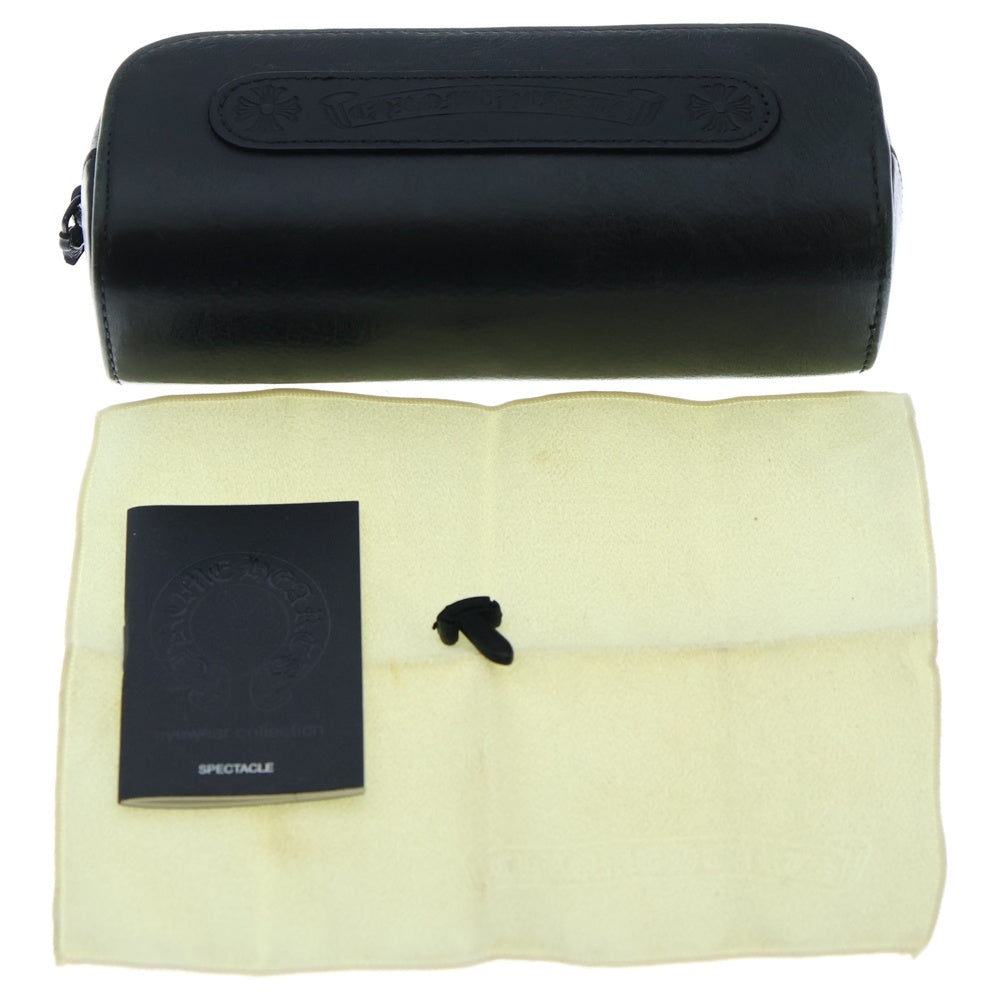 CHROME HEARTS(クロムハーツ) MYDIXADRYLL BSフレアテンプル ウェリントンアイウェア 眼鏡 ブラック