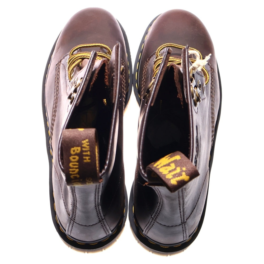 Dr.Martens(ドクターマーチン) ×thisisneverthat Waxed Full Grain 1460 8 Hole Boots ディスイズネバーザット ワックスコーティング レザーハイカットブーツ ブラウン 32181523