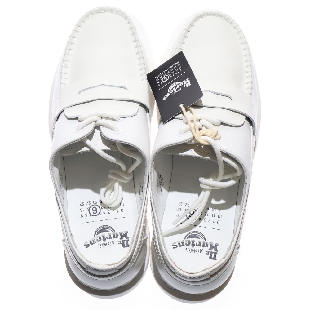 Dr.Martens(ドクターマーチン) ×MM6 Maison Margiela Penton 1461 Loafers メゾンマルジェラ ペントン ローファー レザーローカットシューズ ホワイト 42218100/SH3WR0005