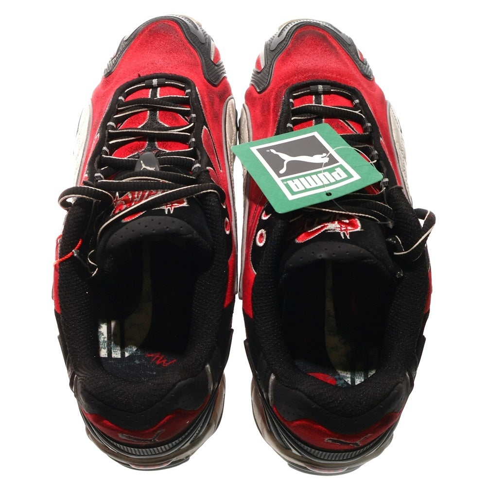 PUMA(プーマ) ×A$AP Rocky Inhale DISTR エイサップロッキー インヘイル ダメージ加工ローカットスニーカー レッド US9/27cm 402453 01