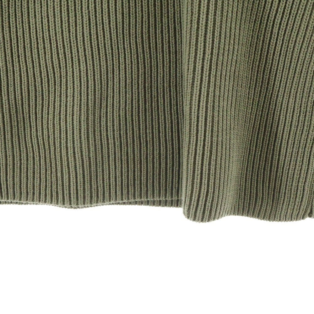 AURALEE(オーラリー) SUPER FINE WOOL RIB KNIT クルーネックウールニットセーター ベージュ A8AP02RK