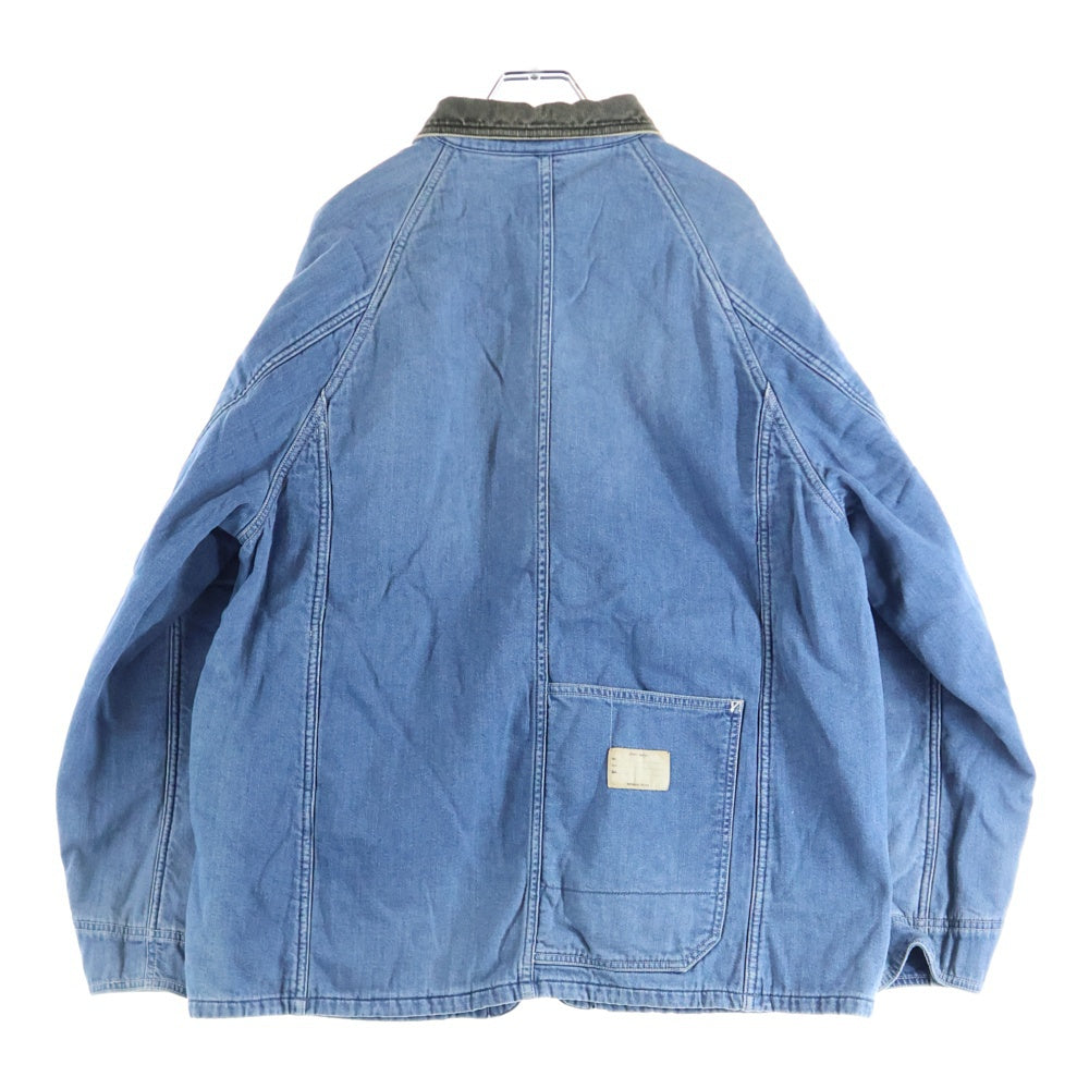 KAPITAL(キャピタル) 25SS 8oz Denim Lining CACTUS Coverall 裏地キルティング カバーオール デニムジャケット インディゴ EK-1547LJA