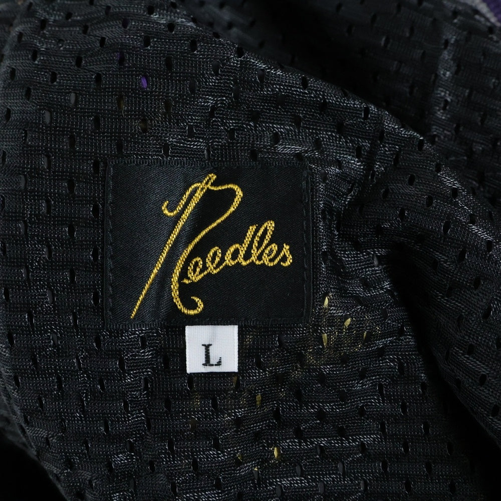 Needles(ニードルス) Track Pant ロゴ刺繍 トラックパンツ ベージュ LQ233