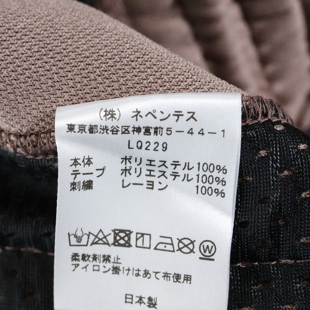 Needles(ニードルス) Track Pant ロゴ刺繍 トラックパンツ ベージュ LQ233