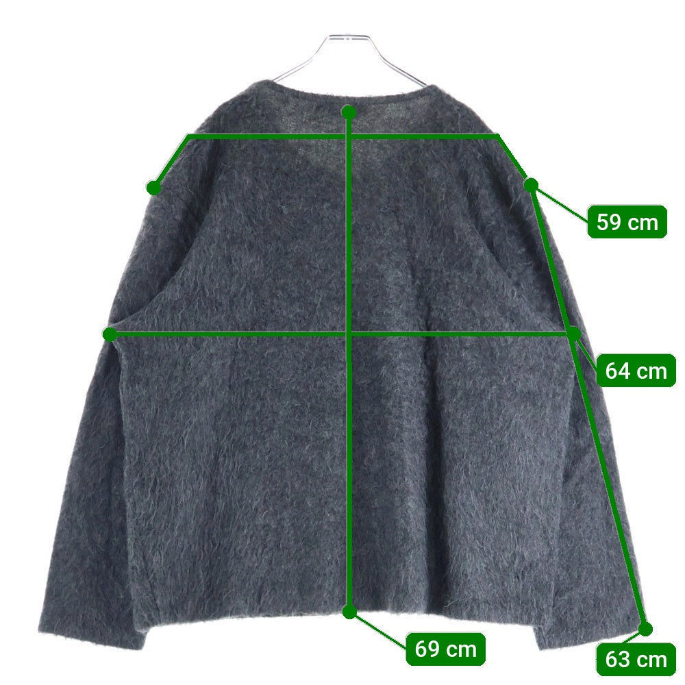 OUR LEGACY(アワーレガシー) DOUBLE LOCK U NECK クルーネック ウールニットセーター グレー M4226DDG