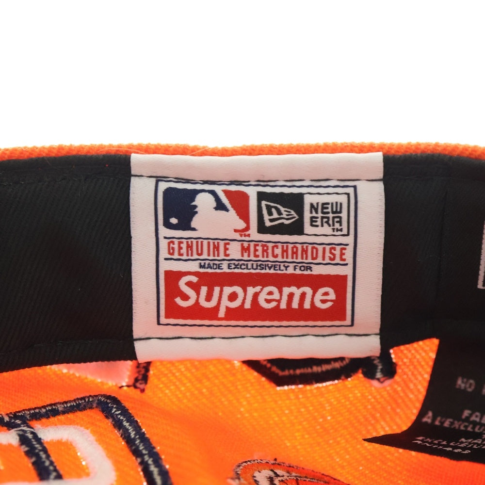 SUPREME(シュプリーム) 20SS MLB New Era ボックスロゴ ニューエラ ベースボールキャップ 帽子 オレンジ