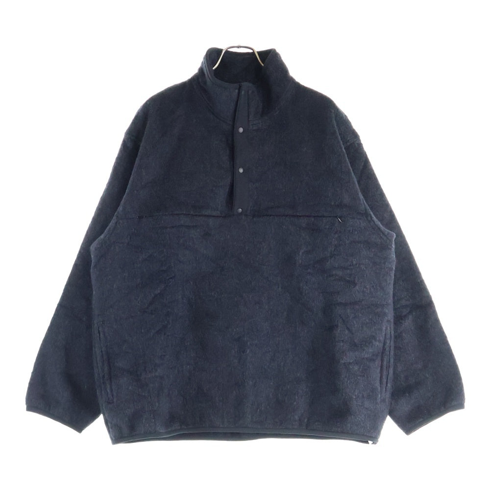blurhms(ブラームス) 22AW Cotton Silk Fleece Snap P/O シルク混