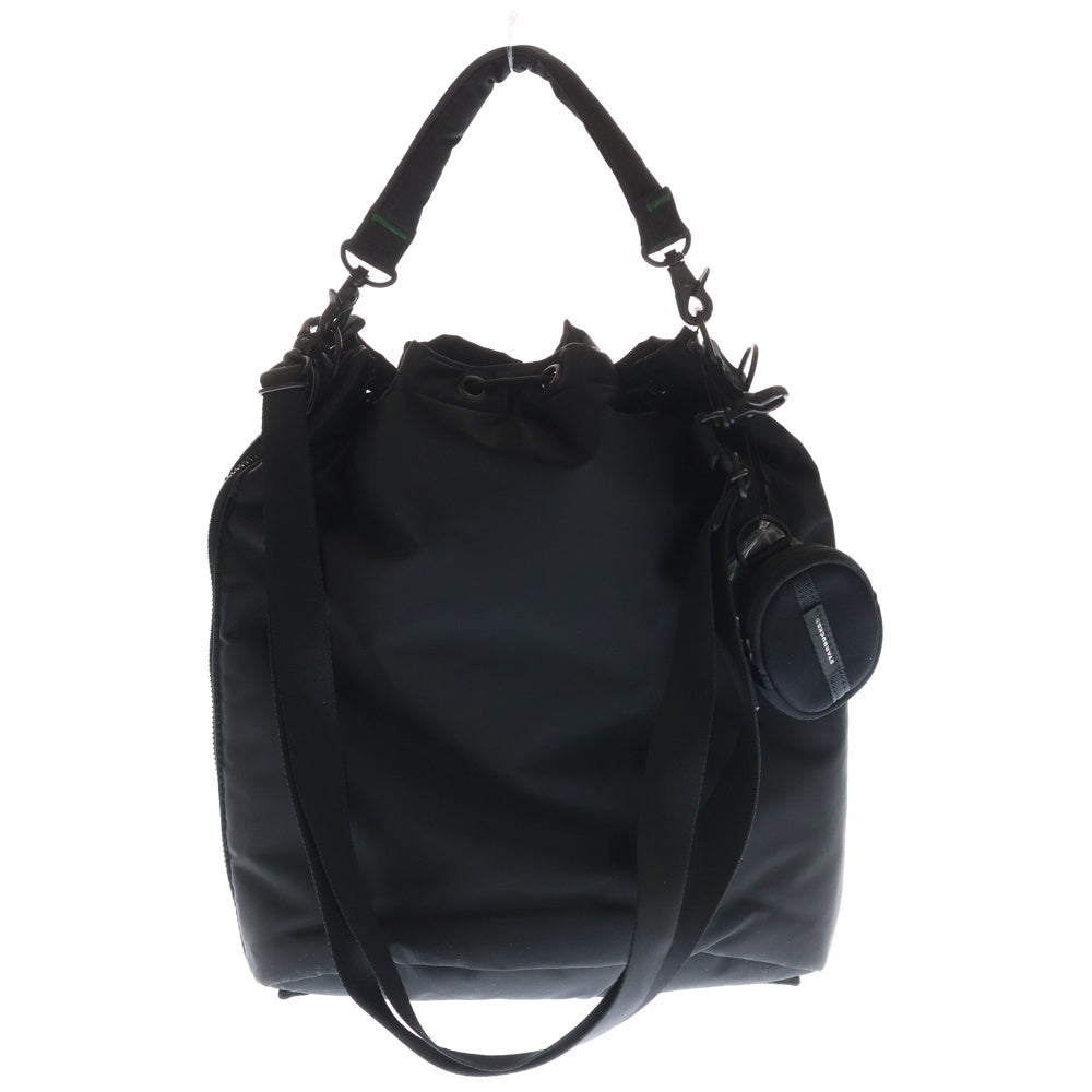 PORTER(ポーター) ×STARBUCKS コーヒービーンシェイプ 2WAY ツールバッグ ナイロンハンドバッグ ブラック レディース