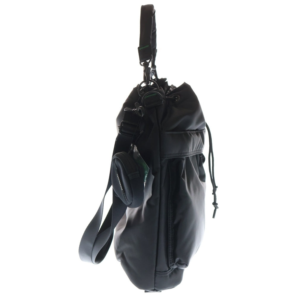 PORTER(ポーター) ×STARBUCKS コーヒービーンシェイプ 2WAY ツールバッグ ナイロンハンドバッグ ブラック レディース