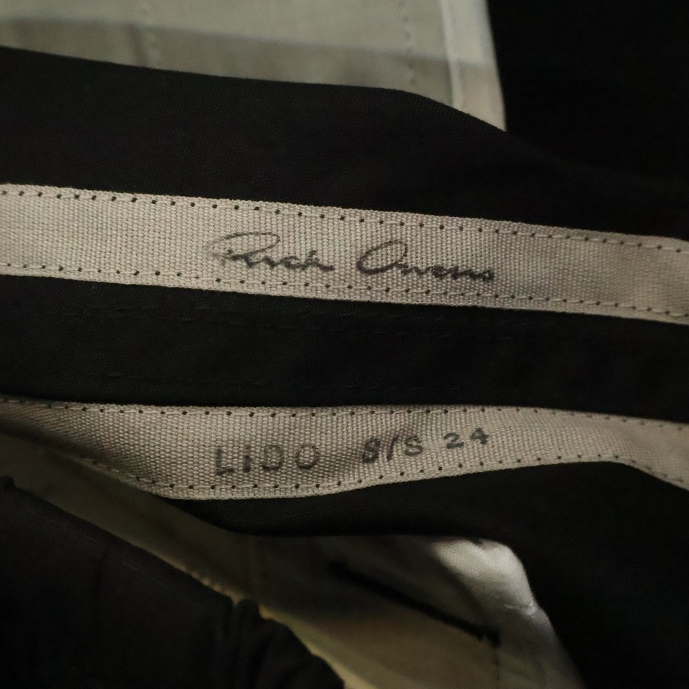 Rick Owens(リックオウエンス) 24SS Cargobelas カーゴベラ ワイドパンツ ブラック RU01D3339-TE