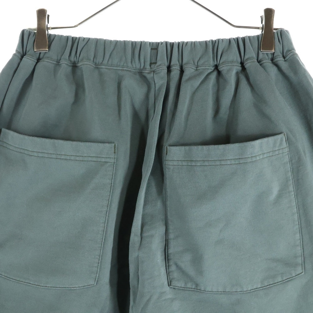 ANCELLM(アンセルム) 24SS WISM別注 TUCK SWEAT PANTS ウィズム ダメージ加工 タックスウェットパンツ グリーン ANC-PT43-EX