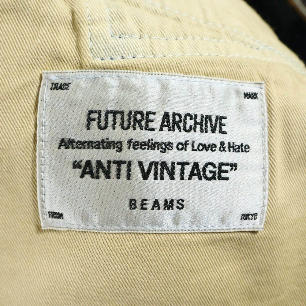 BEAMS(ビームス) FUTURE ARCHIVE / BAGGY FIT DENIM ダメージ加工 バギーフィットデニムパンツ インディゴ 11-21-1423-791