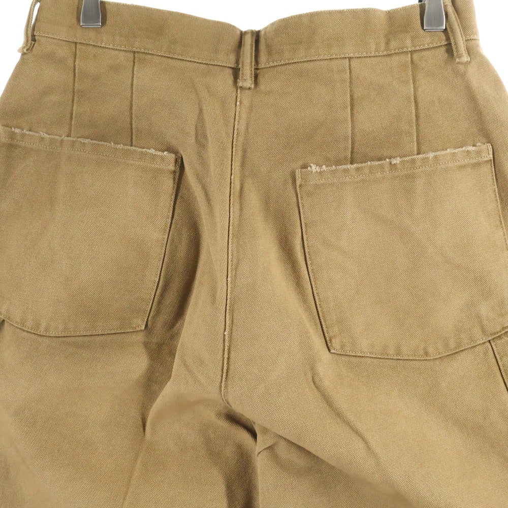 ANCELLM(アンセルム) WISM別注 DUCK PAINTER PANTS ウィズム ダメージ加工 ペインターパンツ ベージュ ACW-09