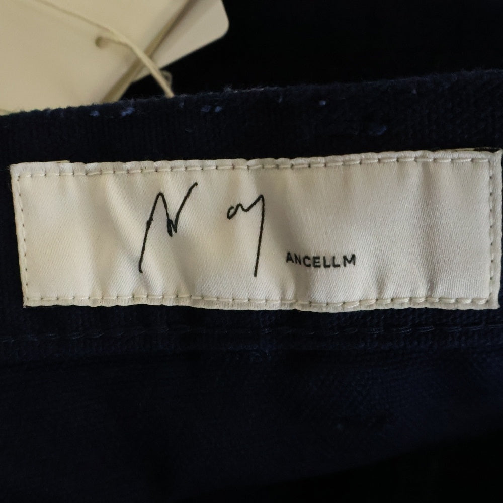 ANCELLM(アンセルム) WISM別注 DUCK PAINTER PANTS ウィズム ダメージ加工 ペインターパンツ ネイビー ACW-09