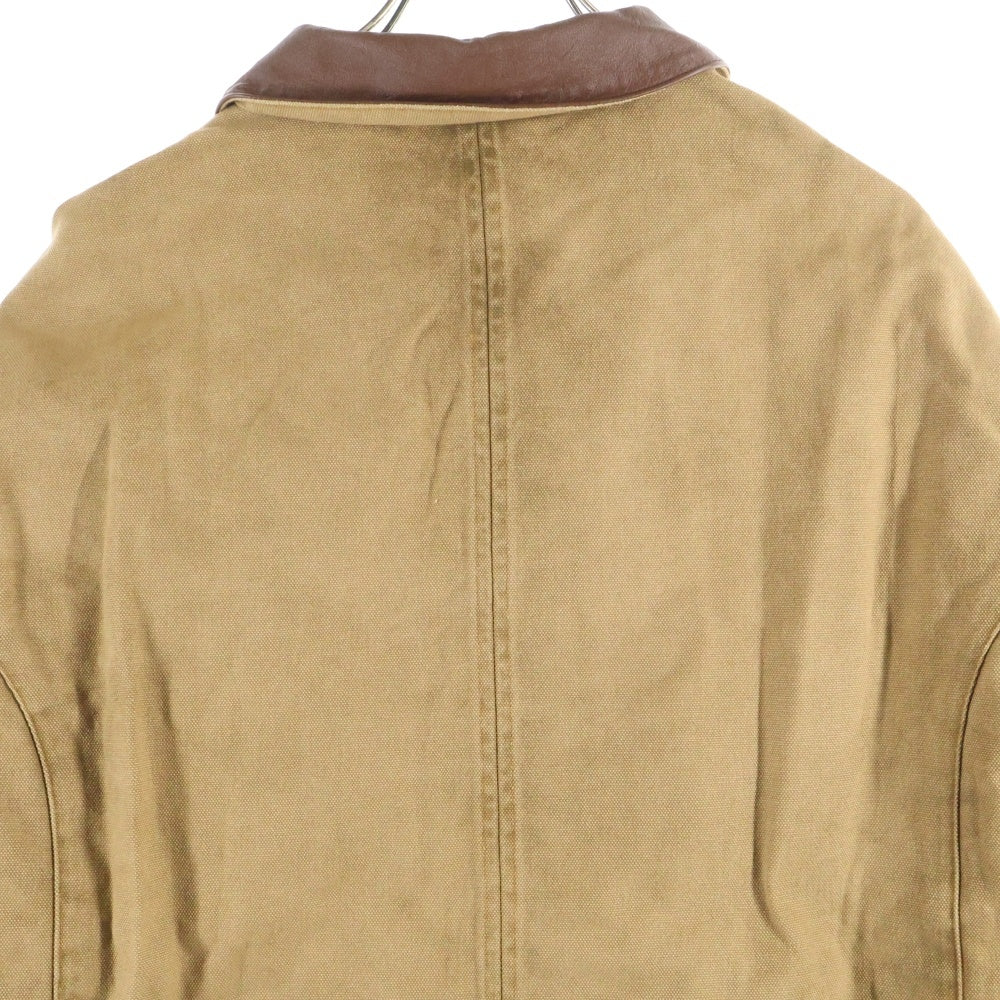 ANCELLM(アンセルム) WISM別注 DUCK COVERALL JACKET ウィズム ダメージ加工 ペインターカバーオールジャケット ワークジャケット ベージュ ACW-08