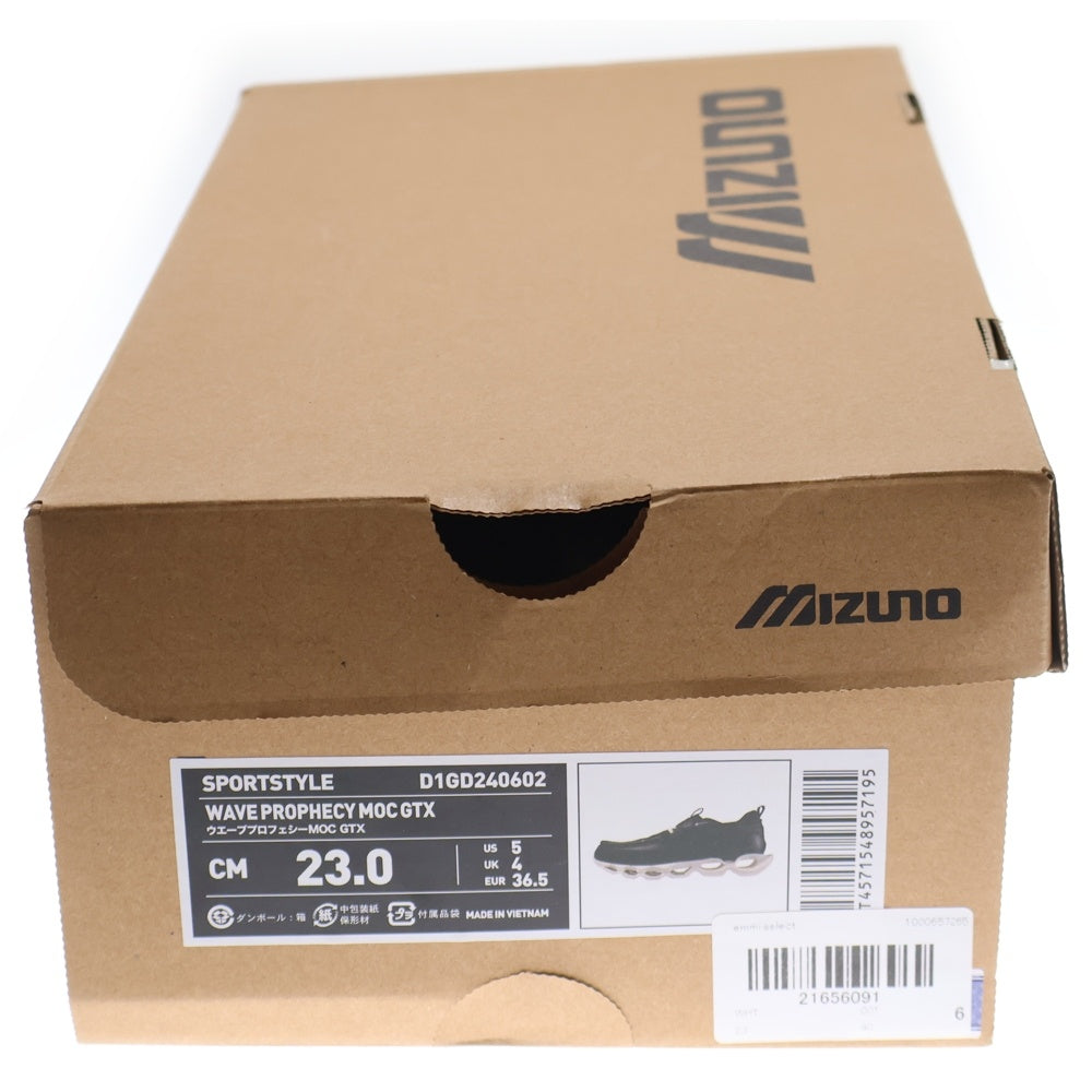 MIZUNO(ミズノ) WAVE PROPHECY MOC GORE-TEX ウェーブプロフェシー モック ゴアテックス ローカットスニーカー ブラック レディース US5/23cm D1GA245101