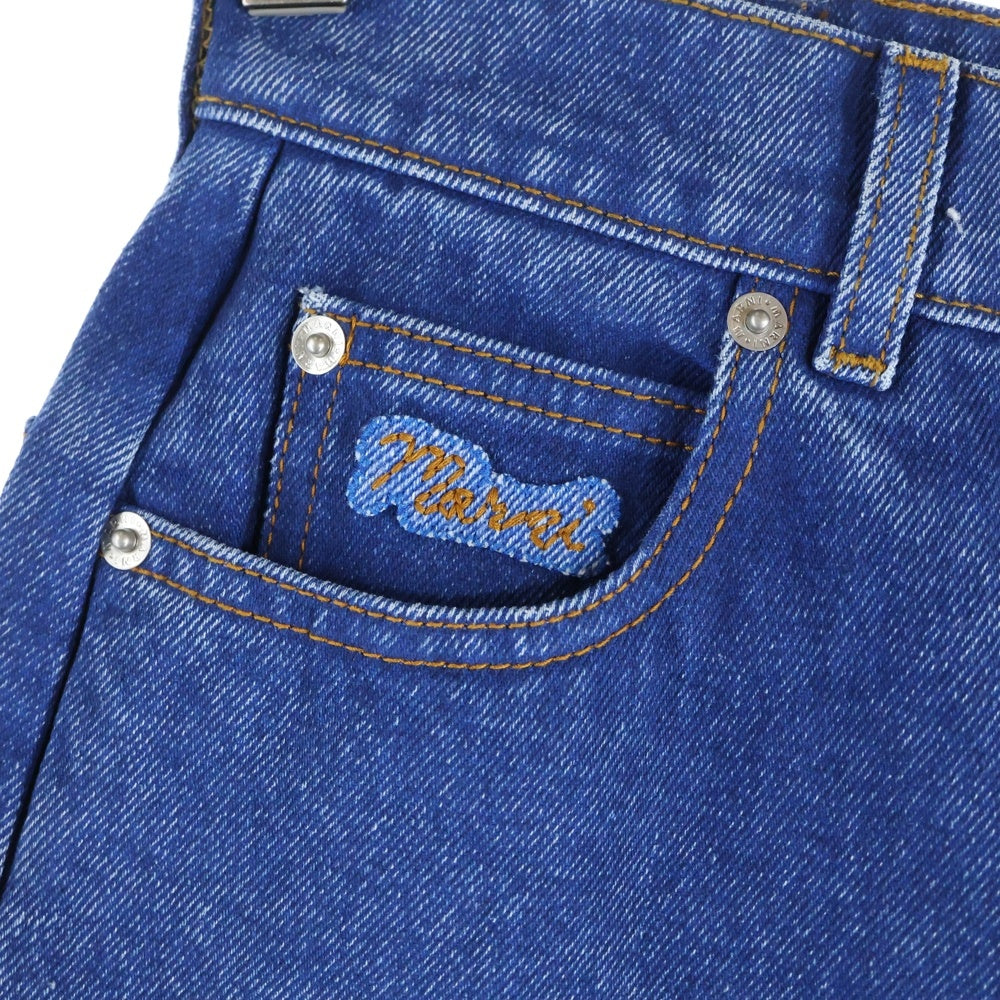 MARNI(マルニ) 25AW オーガニックコットン ワイドデニムパンツ インディゴ PAJD0514XO USCU83