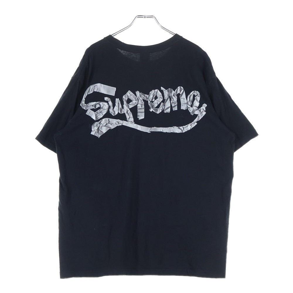 SUPREME(シュプリーム) 25SS Tape Tee バックロゴ半袖Tシャツ ブラック