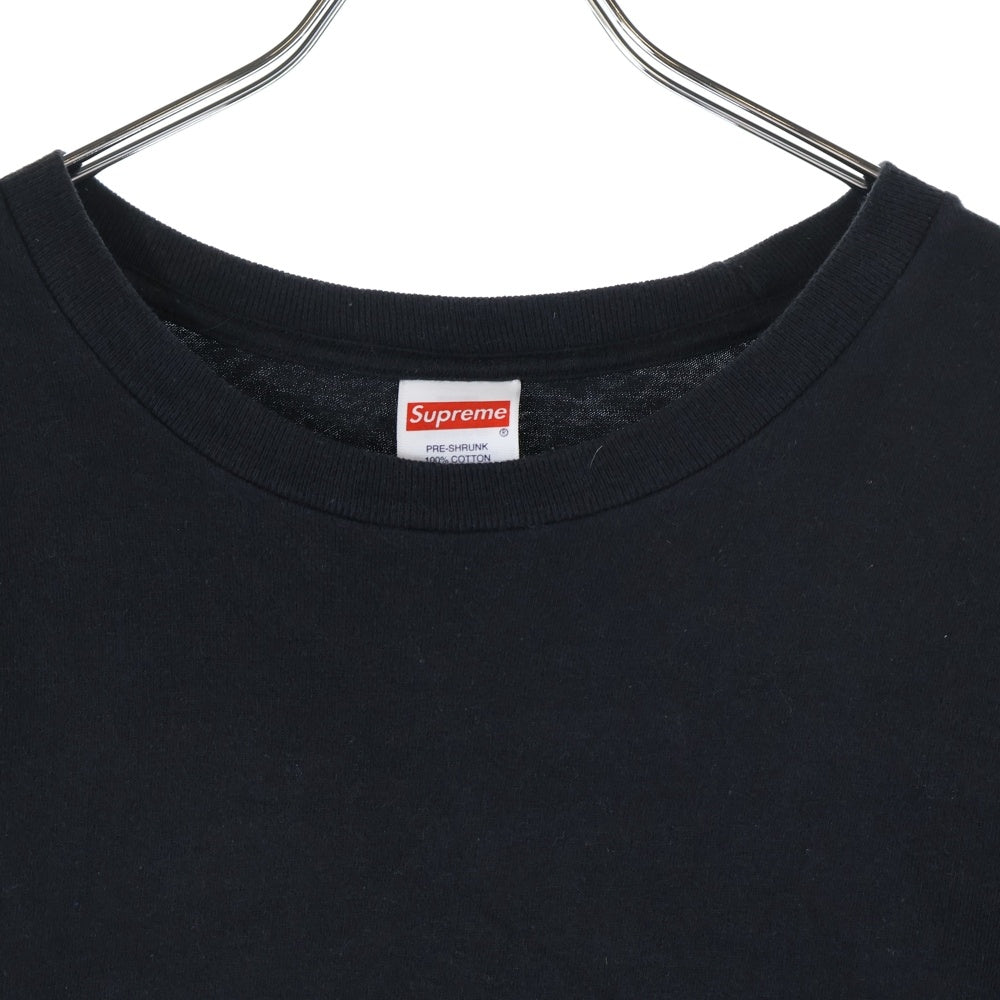 SUPREME(シュプリーム) 25SS Tape Tee バックロゴ半袖Tシャツ ブラック