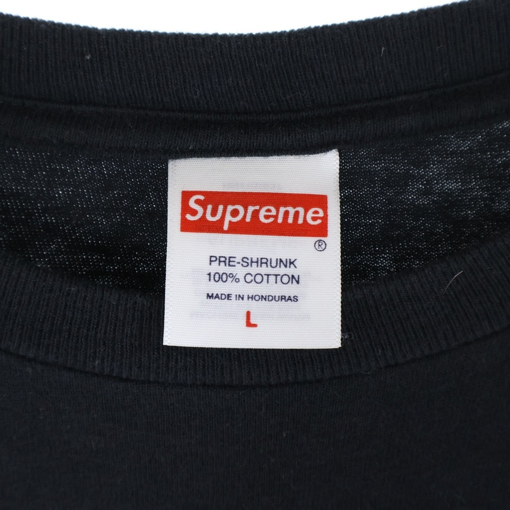 SUPREME(シュプリーム) 25SS Tape Tee バックロゴ半袖Tシャツ ブラック
