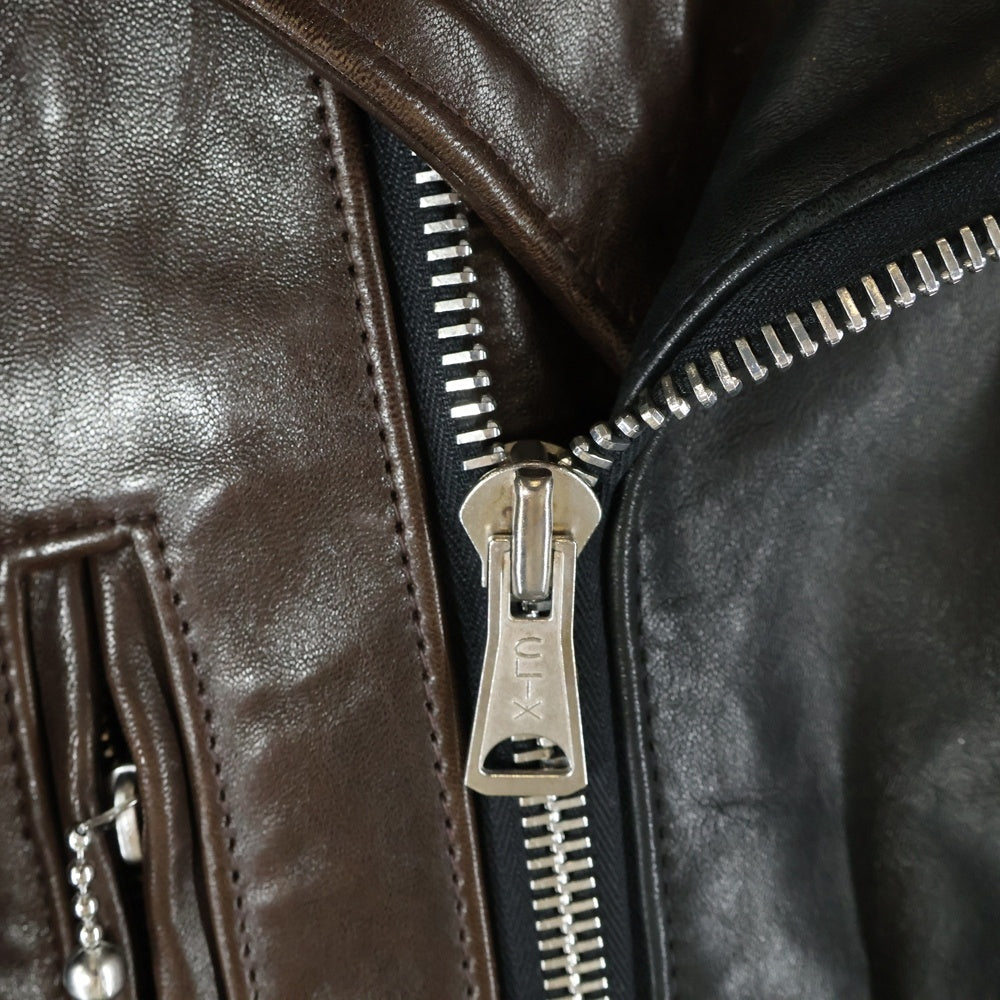 Lewis Leathers(ルイスレザー) ×COMME des GARCONS LIGHTNING TIGHT FIT コムデギャルソン ライトニング タイトフィット レザージャケット ブラック