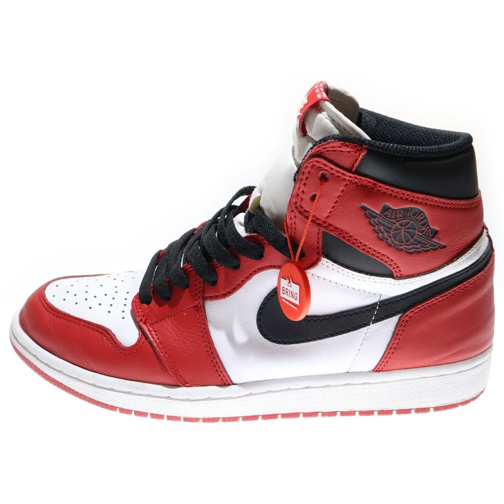 Nike Air Jordan 1 シカゴ　ハイカットスニーカー NIKE(ナイキ) 【観賞用 2015年製】 AIR JORDAN1 RETRO HIGH エア